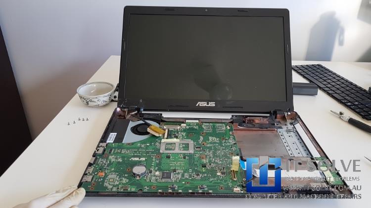 Disassembling Asus laptop for Power Jack Repair