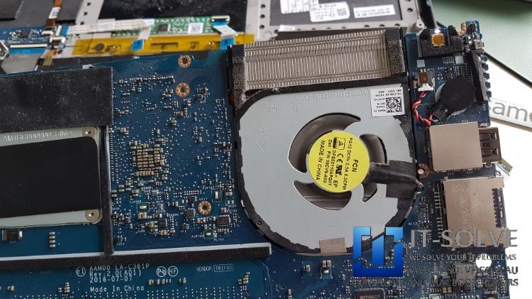 Spinning fan on Dell laptop BIOS repair