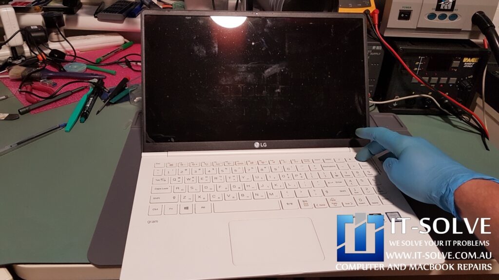 LG Laptop liquid damage repair