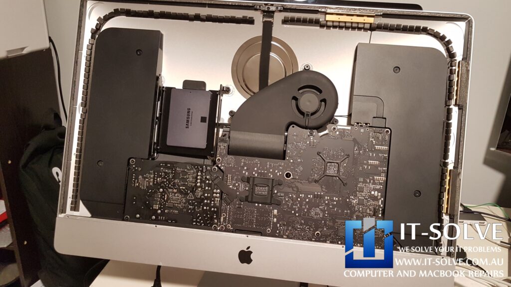 Replaced 1Tb HDD with a high quality 1TB Samsung Evo SSD - Slow iMac spinning wheel repair