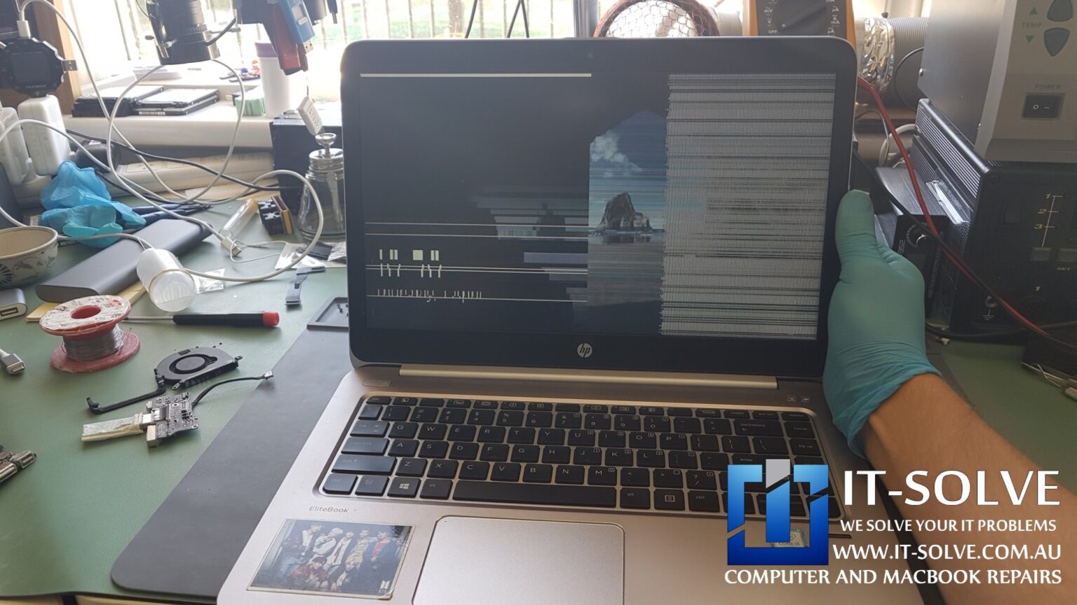 HP Elitebook Flickering Screen Repair Laptop and Macbook Repairs Adelaide
