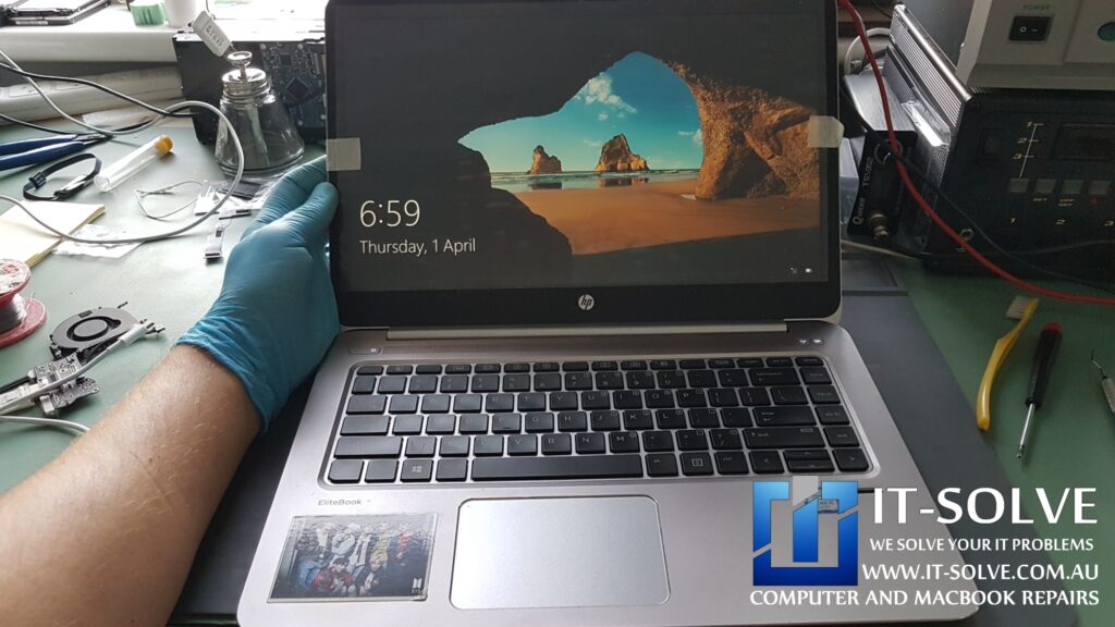 Successful HP Elitebook Flickering Screen Repair in Adelaide